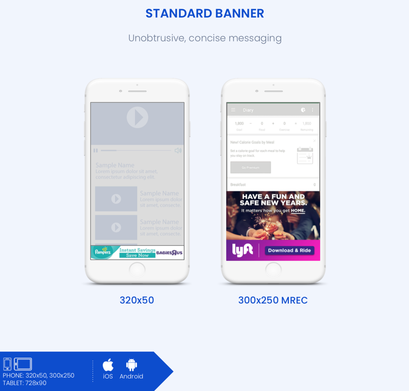 320 X 50 Ad Examples